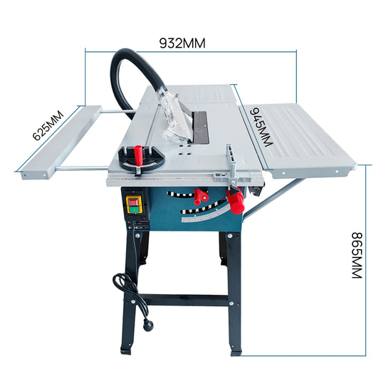 PORIYA Electric Table Saw 2000W 254mm Corded 10