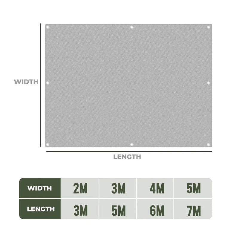 Load image into Gallery viewer, PORIYA Heavy Duty Poly Tarp Waterproof Tarpaulin Outdoor Camping Cover 180gsm Poly Tarp
