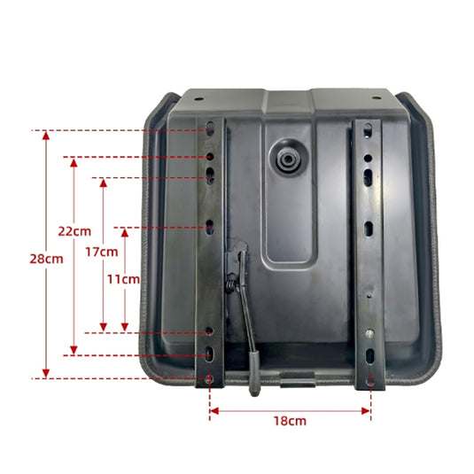 PORIYA Tractor Seat Universal Excavator Forklift Adjust Suspension Backrest
