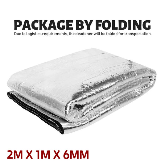 PORIYA 10sqm Sound Deadener Heat Proof Insulation Noise Proofing Foam Car Auto Shield