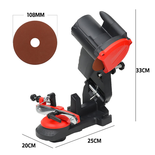 PORIYA Chainsaw Sharpener Electric Chain Blade Sharpening Saw Grinder Bench Tool