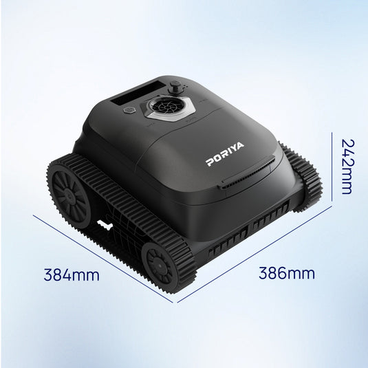 PORIYA Robotic Pool Cleaner Smart Control Wall Climbing Scuba Pool Cleaner