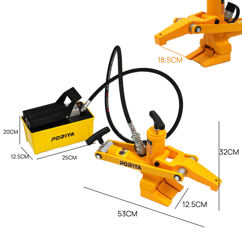 Load image into Gallery viewer, PORIYA Hydraulic/Slide Hammer/Clamp Tire Bead Breaker for Car Truck Trailer Tire
