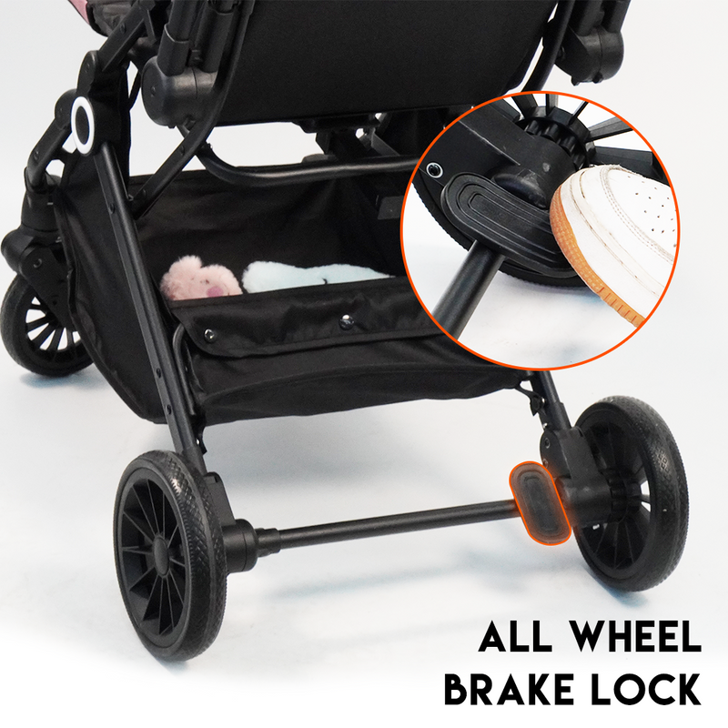 Load image into Gallery viewer, PORIYA Baby Stroller Reversible Handle Foldable Pram Portable Travel Pushchair Stroller
