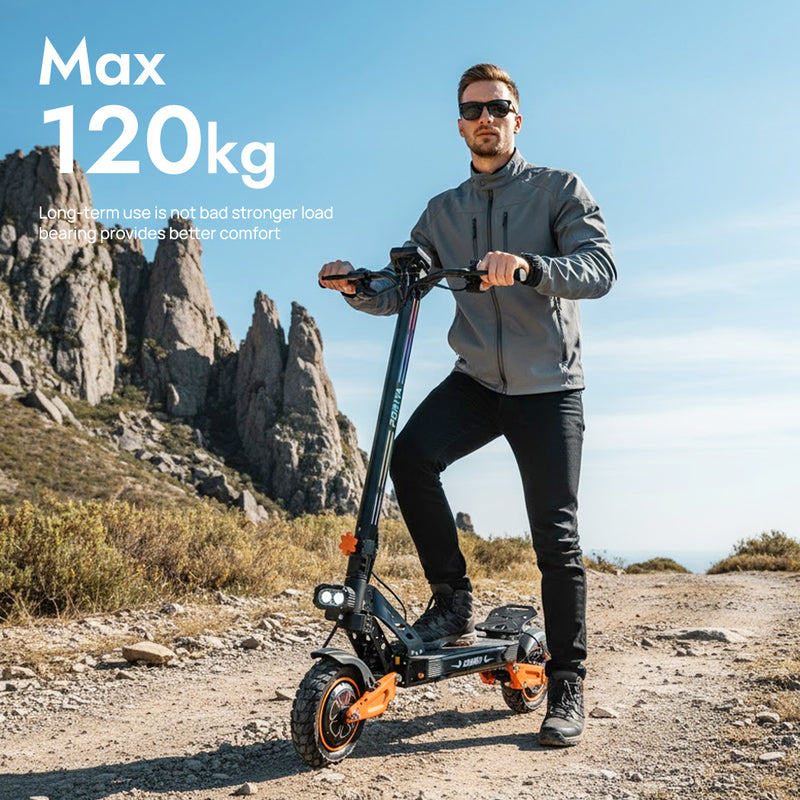 Load image into Gallery viewer, PORIYA Electric Scooter 4000W 70KM/H Dual-Drive Foldable Portable Adult Off Road E-Bike
