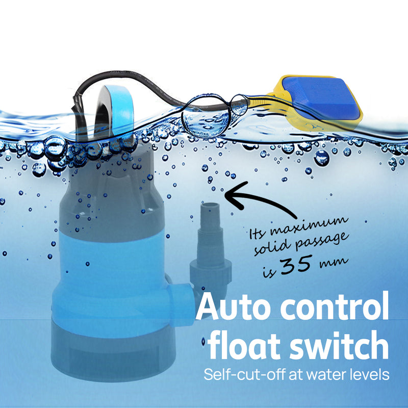 Load image into Gallery viewer, PORIYA 1800W / 750W Submersible Dirty Water Pump Sump Flooding Pond Clean Swimming Pool
