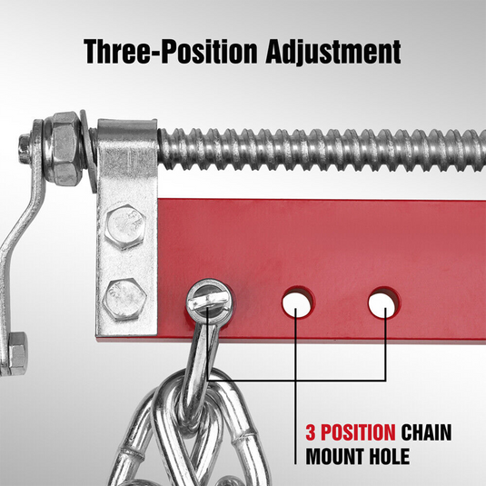 PORIYA Engine Leveler Balancer 900kg Load Shop Crane Hoist Chain Lift  Loading Leveller