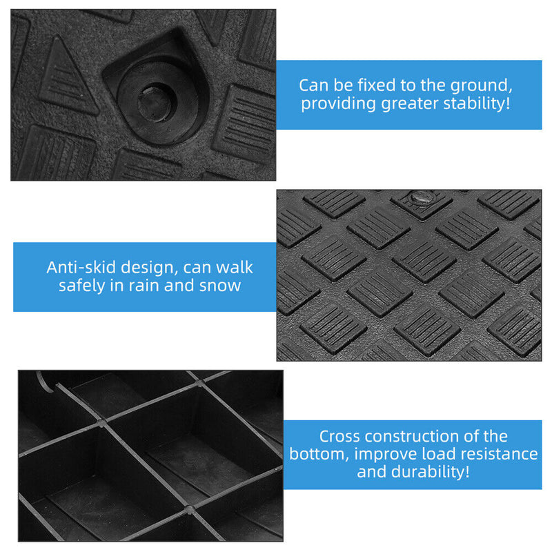 Load image into Gallery viewer, PORIYA Heavy Duty Kerb Curb Ramp Threshold Ramps For Car Truck Wheelchair Motorbike AU
