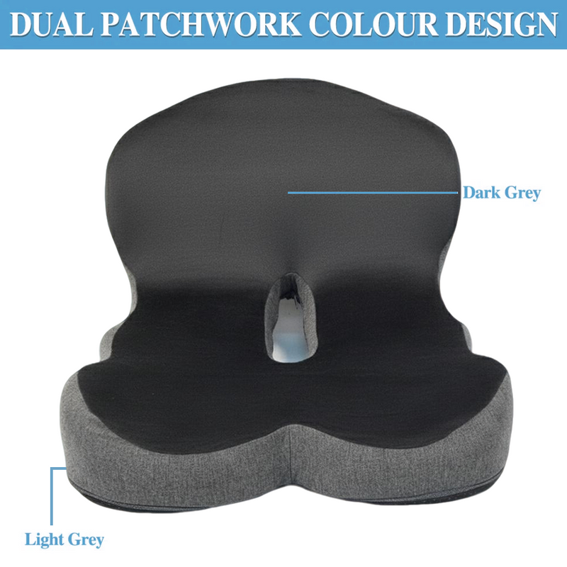 Load image into Gallery viewer, PORIYA Ergonomic Memory Foam Arch Support Office Chair Lumbar Cushion Back Support Seat
