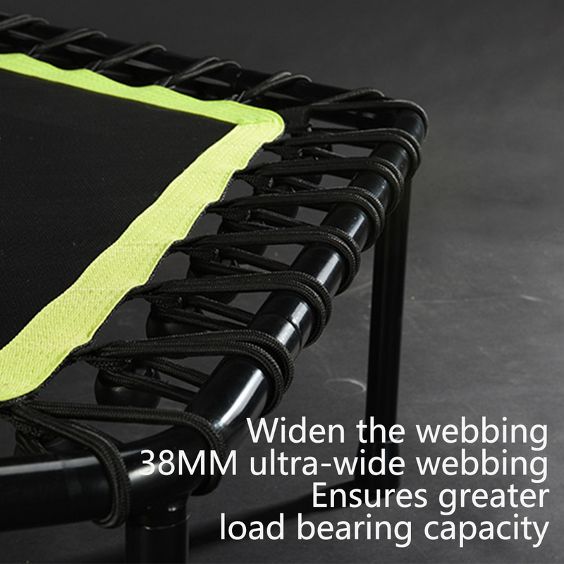 Load image into Gallery viewer, 53&#39;&#39; Mini Fitness Trampoline Gym Trainer Rebounder Jogger Home Cardio Exercise
