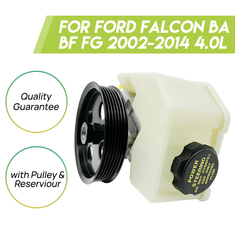 Load image into Gallery viewer, PORIYA Power Steering Pump for Ford Falcon BA BF FG 4.0L 6cyl XR6 02-14 TURBO LPG
