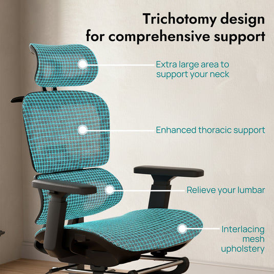 PORIYA Home Office Chair Ergonomic Mesh Seat Computer Executive Racing Chair