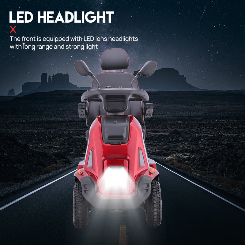 Load image into Gallery viewer, Electric Mobility Scooter 60KM Range /h 150KG Electric Motorised for Elderly12km
