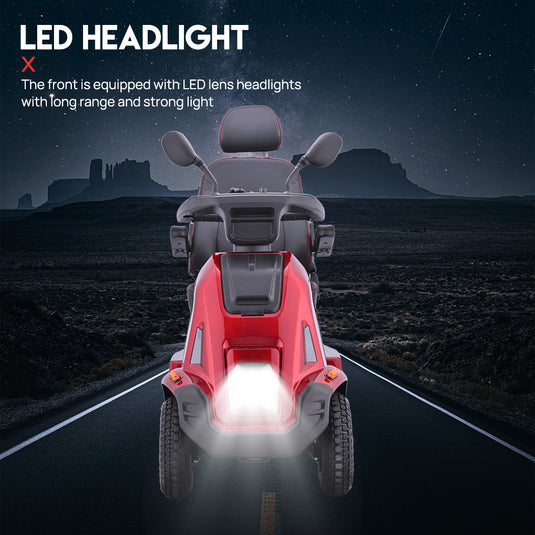 Electric Mobility Scooter 60KM Range /h 150KG Electric Motorised for Elderly12km
