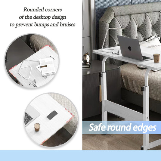 Mobile Laptop Desk Computer Table Stand Adjustable Bed Bedside Portable Study AU