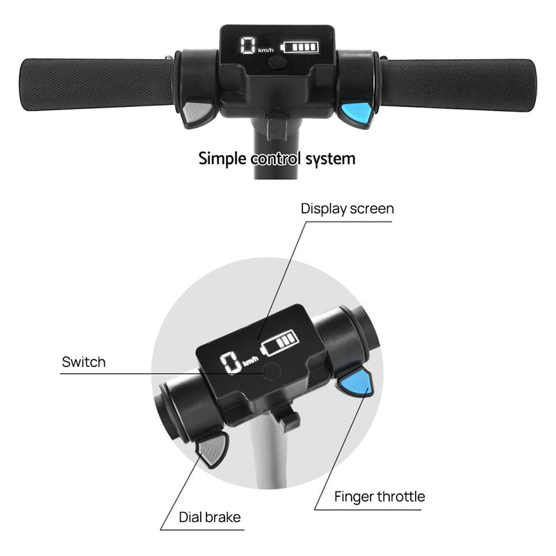 Load image into Gallery viewer, Electric Scooter 130W 16KM/H 8KM Range LED Light Folding Portable Ride Kids Teen
