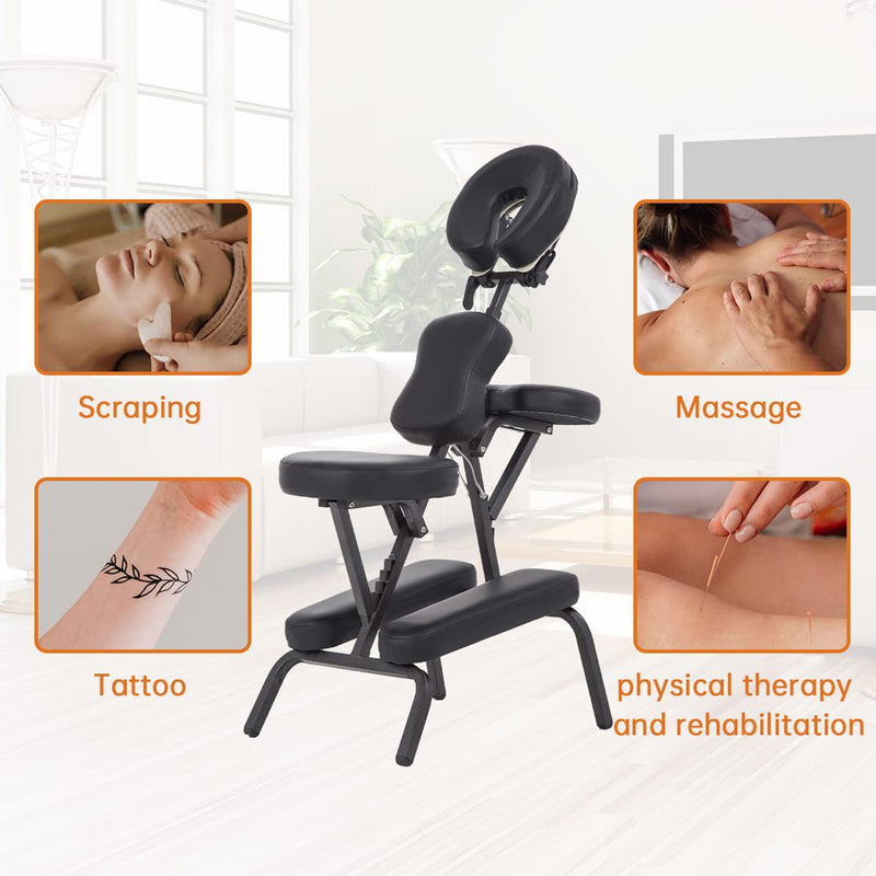 Load image into Gallery viewer, Foldable Massage Chair Table Aluminium Portable Chair Beauty Therapy Tattoo Waxi
