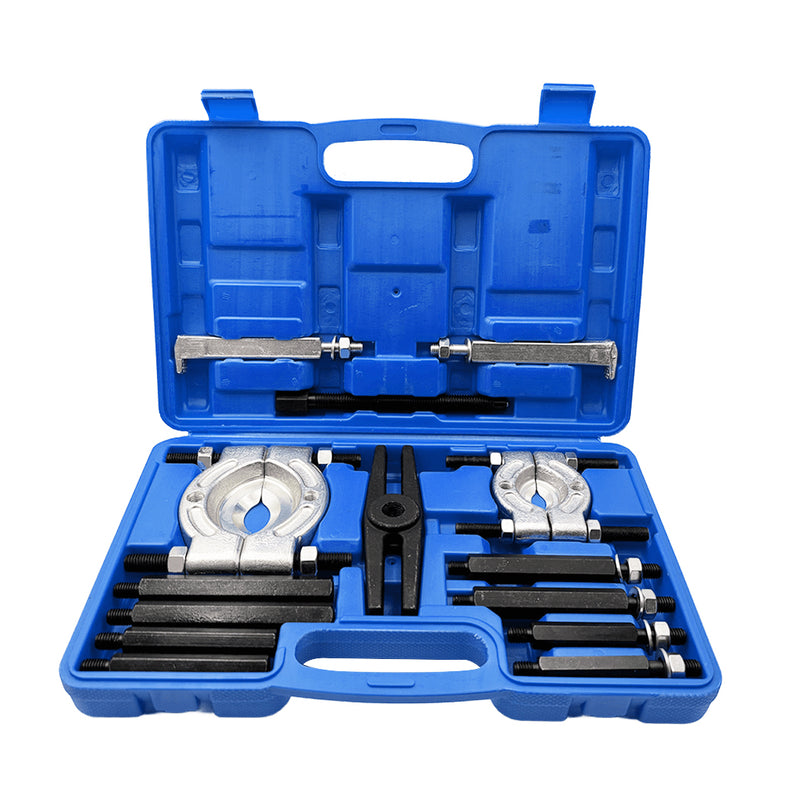 Load image into Gallery viewer, PORIYA 14pcs Bearing Splitter Gear Puller Set Fly Wheel Separator Removal Tool Kit
