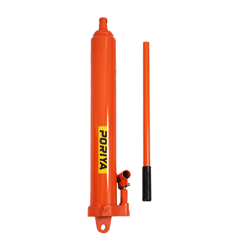 Load image into Gallery viewer, PORIYA 8T Hydraulic Long Ram Jack Lift Jacking Shop Crane Engine Hoist Lifting
