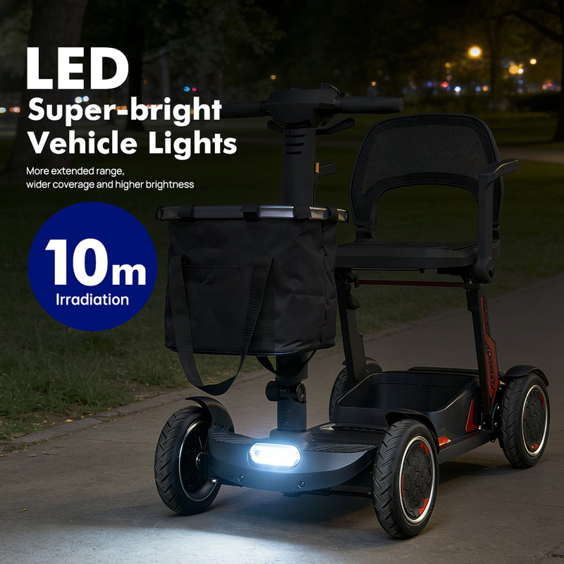 Load image into Gallery viewer, PORIYA 19.5KG Electric Mobility Scooter Lithium Power Foldable Airline w/ Basket

