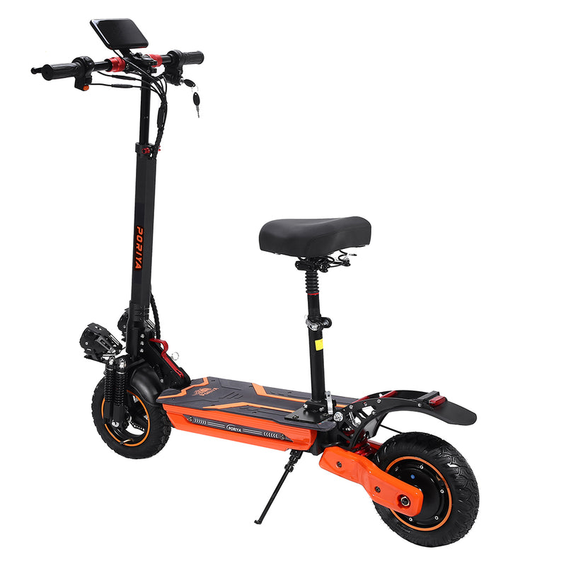 Load image into Gallery viewer, PORIYA 3000W Portable Electric Scooter 80KM/H Off Road Scooter Foldable E Bike
