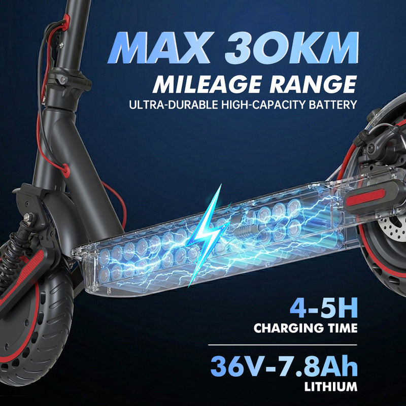 Load image into Gallery viewer, PORIYA Portable Electric Scooter 900W 40KM/H 50KM Foldable E Bike w/ Shock Absorption

