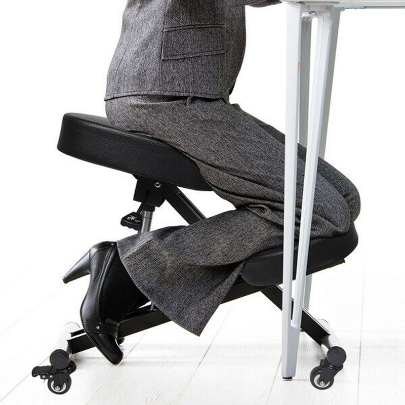 Load image into Gallery viewer, Kneeling Chair Office Home Ergonomic Posture Back Stretch Rest Chair Knee Seat
