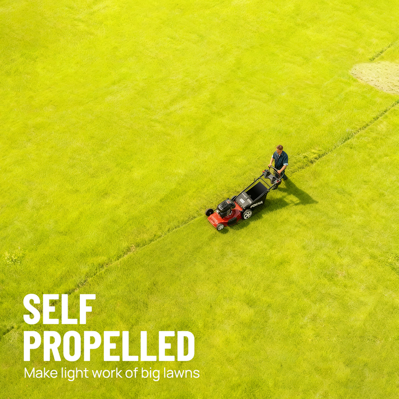 Load image into Gallery viewer, PORIYA 20" Self-Propelled Lawn Mower 220cc 4-Stroke Engine oil Push Lawnmower
