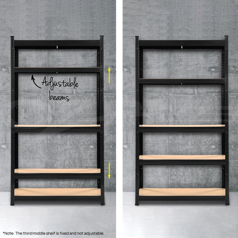Load image into Gallery viewer, PORIYA 1.8M Warehouse Rack Garage Shelving Pallet Racking Storage Shelves Steel
