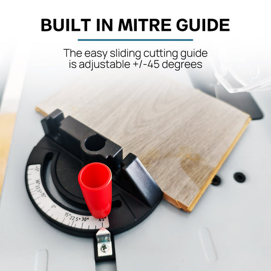 PORIYA Electric Table Saw 2000W 254mm Corded 10" Portable Bevel Adjustment