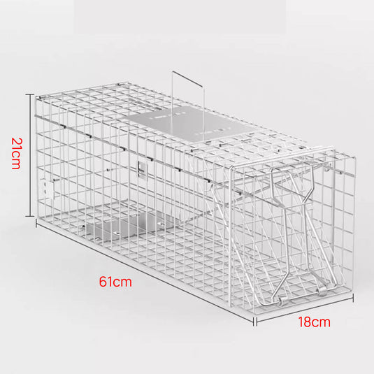 PORIYA TRAP Humane Possum Feral Cage Cat Rabbit Bird Animal Dog Hare Fox Live Catch NEW