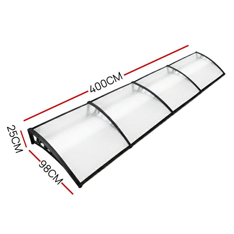Load image into Gallery viewer, PORIYA Window Door Awning Outdoor Balcony Door Canopy Shelter Rain Cover Wind Shield
