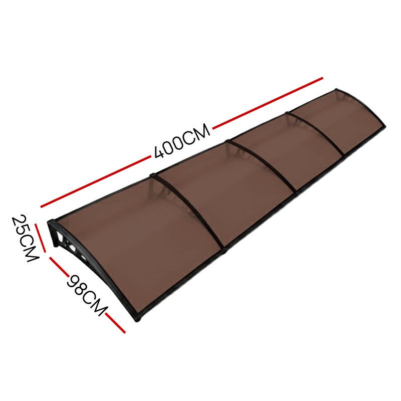 Load image into Gallery viewer, PORIYA Window Door Awning Outdoor Balcony Door Canopy Shelter Rain Cover Wind Shield

