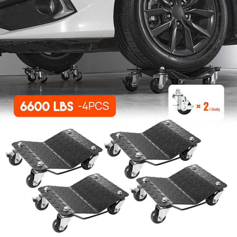 Load image into Gallery viewer, PORIYA Car Dolly Wheel Tire Moving 3ton (6600lbs) Heavy Duty Skate Auto Repair Jack

