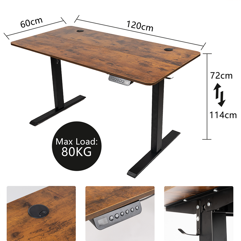 Load image into Gallery viewer, PORIYA Electric Standing Desk Gaming Desks Computer Table Home Office 3-Stage
