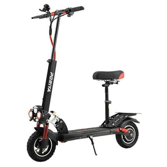 Electric Scooter Off Road 2000W 50km/h Foldable Portable Adult E-Bike W/Tail