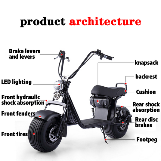 MAX 2000W 60KM/H Electric Scooter Model 60KM 18.5inch 60V Portable Foldable Bike
