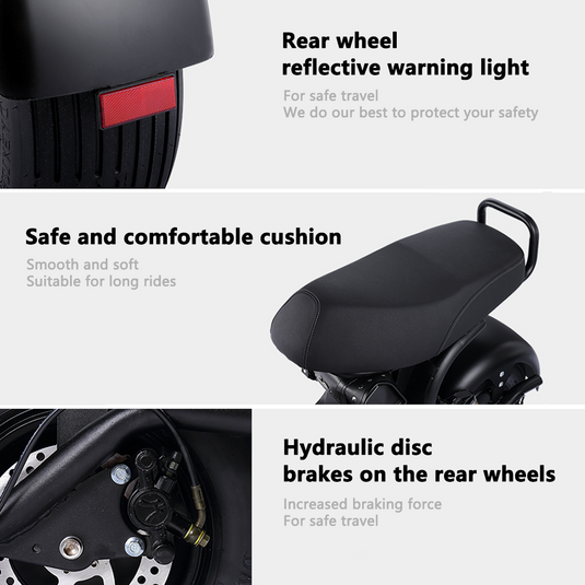 MAX 2000W 60KM/H Electric Scooter Model 60KM 18.5inch 60V Portable Foldable Bike