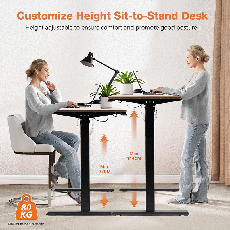 Load image into Gallery viewer, PORIYA Electric Standing Desk Gaming Desks Computer Table Home Office 3-Stage
