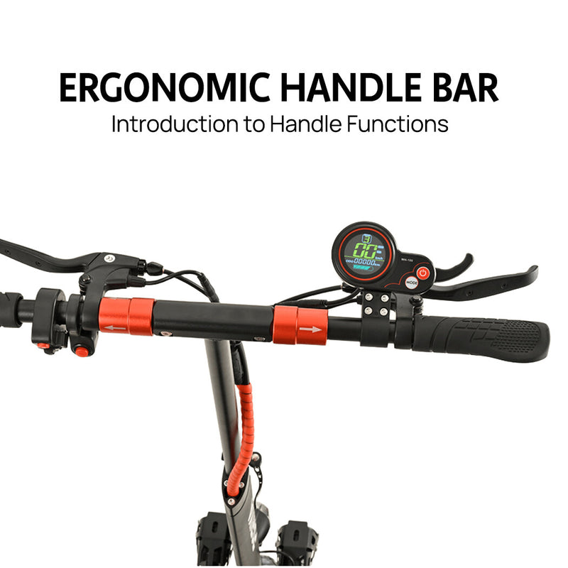 Load image into Gallery viewer, Electric Scooter Off Road 2000W 50km/h Foldable Portable Adult E-Bike W/Tail
