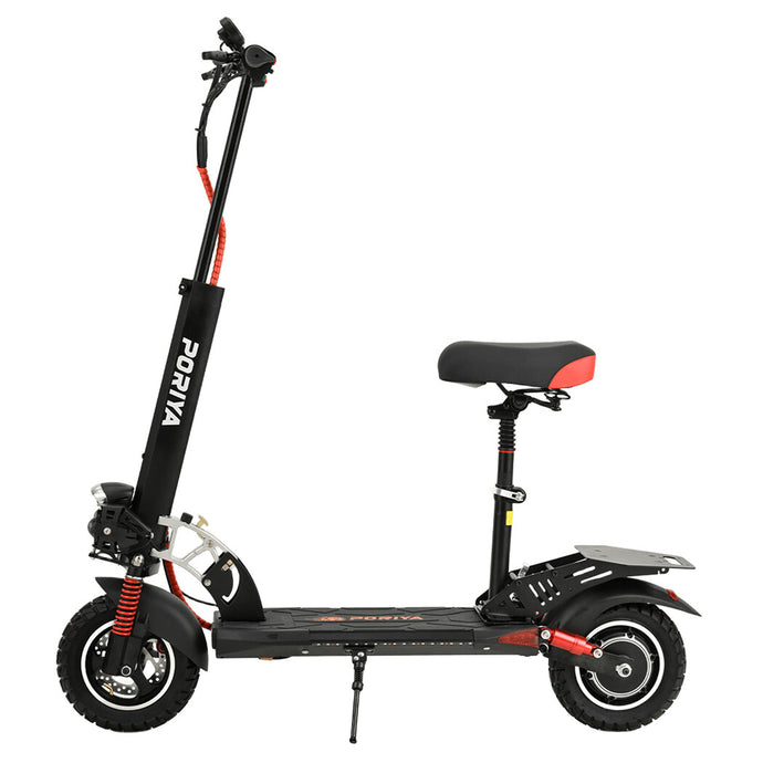Electric Scooter Off Road 2000W 50km/h Foldable Portable Adult E-Bike W/Tail