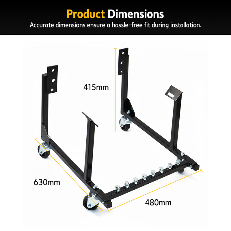 Load image into Gallery viewer, PORIYA Engine Cradle Complete With Wheels compatible with Holden/Chevy LS Engine

