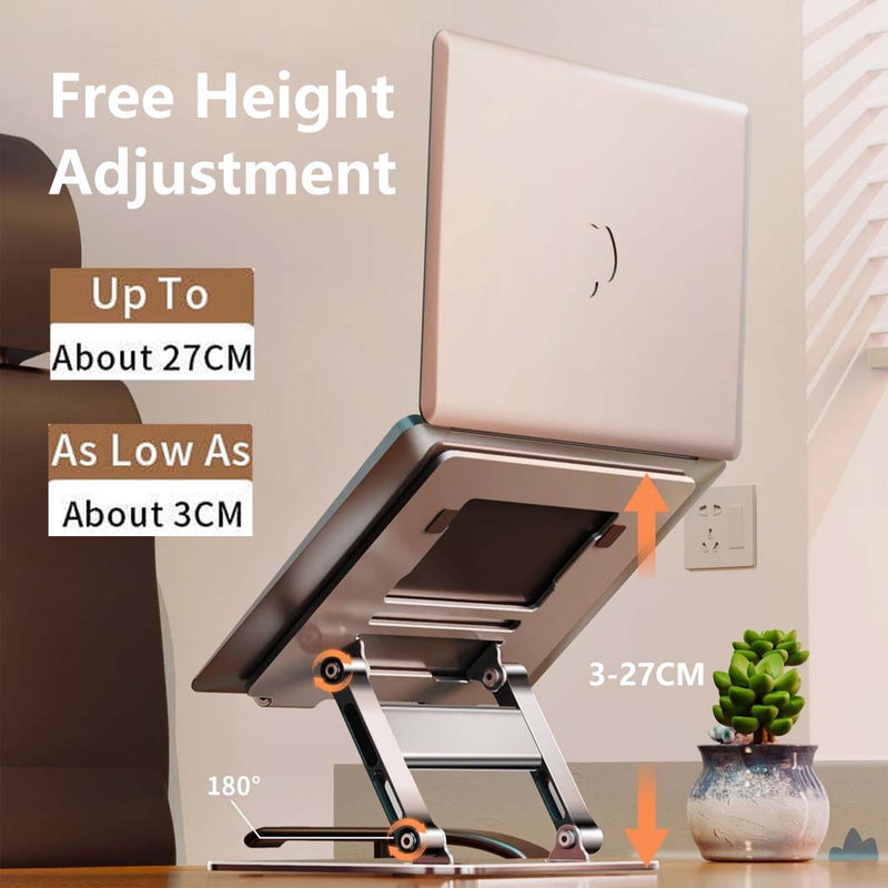 Load image into Gallery viewer, Laptop Stand Riser 360° Rotating Adjustable Ergonomic Foldable Laptop Desk Riser
