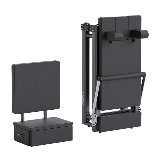 PORIYA Commercial Foldable Pilates Reformer Machine for Home Gym AU Stock