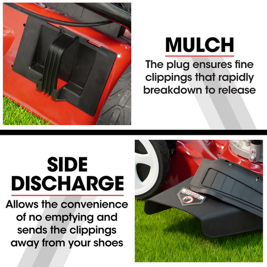 PORIYA 20" Self-Propelled Lawn Mower 220cc 4-Stroke Engine oil Push Lawnmower