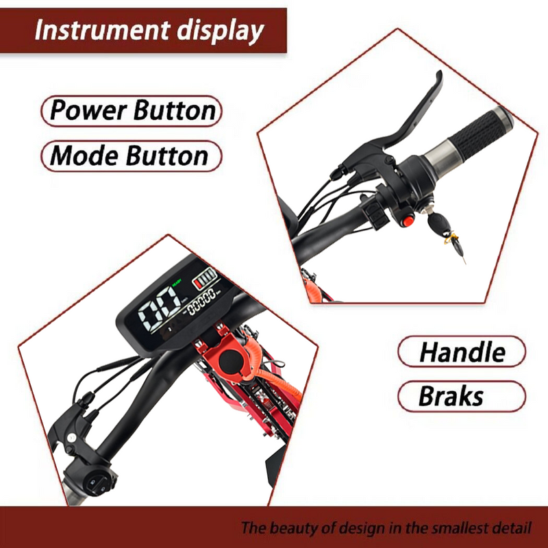Load image into Gallery viewer, 4000W 70-80KM/H Portable Electric Scooter Dual Motor Foldable Off Road E-Bike
