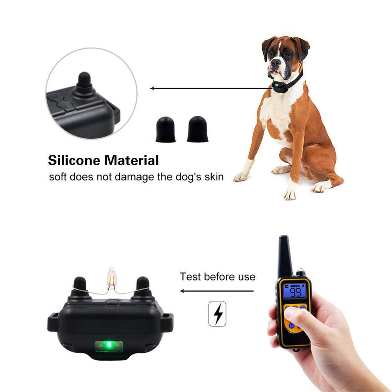 Load image into Gallery viewer, PORIYA Anti Bark Pet Dog Training Collar Remote Control Obedience Collar E-Collar USB
