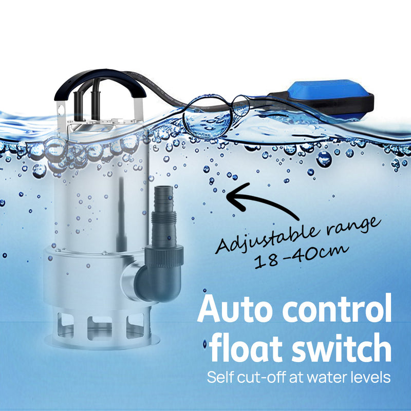 Load image into Gallery viewer, PORIYA 1800W / 750W Submersible Dirty Water Pump Sump Flooding Pond Clean Swimming Pool
