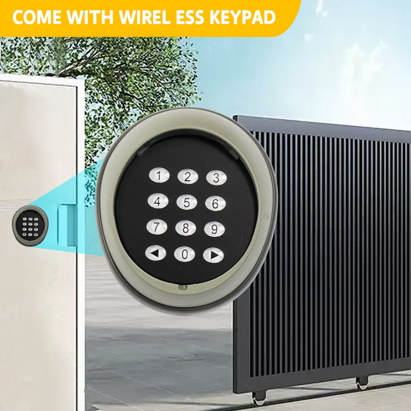 Load image into Gallery viewer, PORIYA Electric Automatic Sliding Gate Opener 2000KG Motor w/ 6 Remote &amp; APP control
