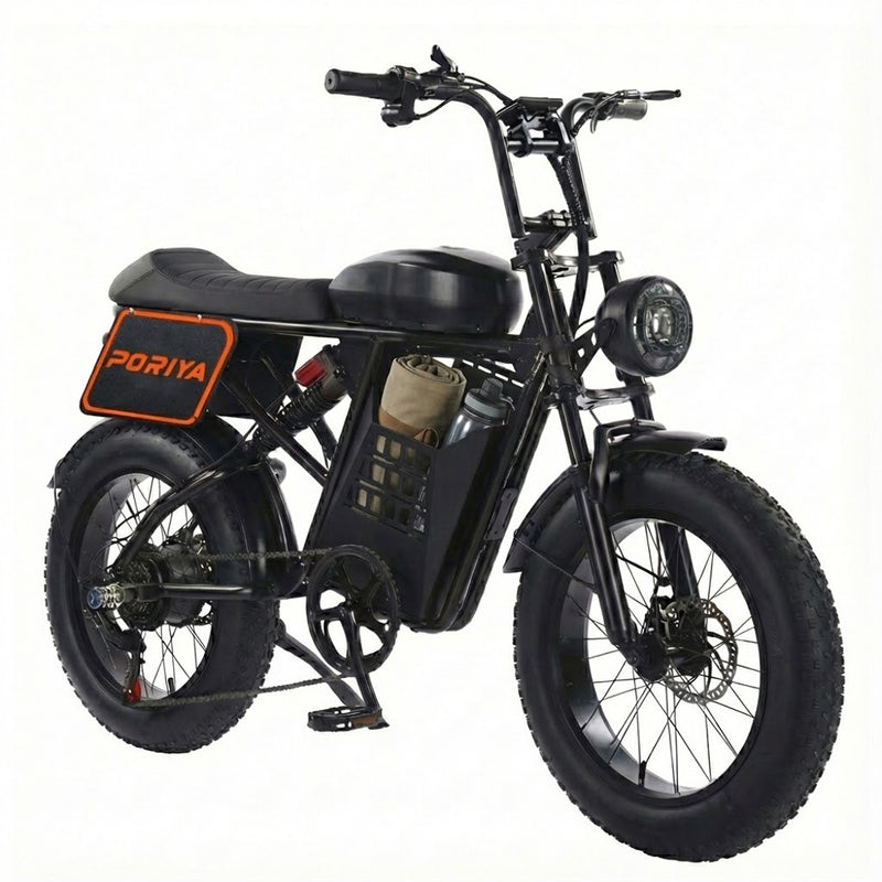 Load image into Gallery viewer, PORIYA 2000W 80KM 60KM/H Electric Bike Mountain Bicycle E-Bike 20“ off Road Traveling

